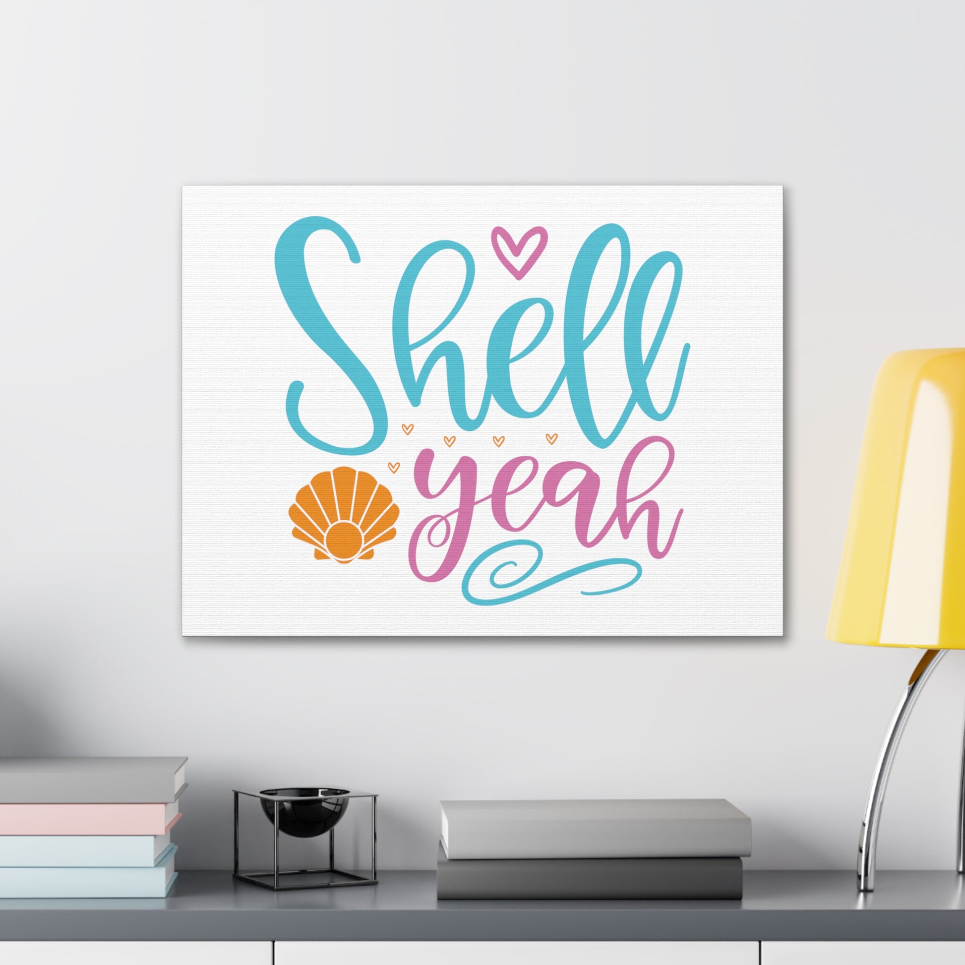 Shell Yea, Mermaid Wall Art, Coastal Mermaid Decor, Beach House Mermaid Signs, Nautical Mermaid Decor, Mermaid Nursery Wall Decor - SaviTraviDesigns