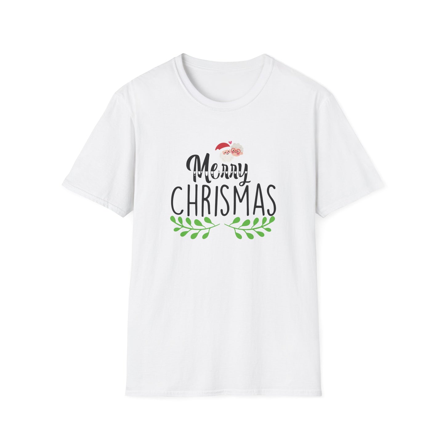 Merry Christmas Simple Graphic Shirt White