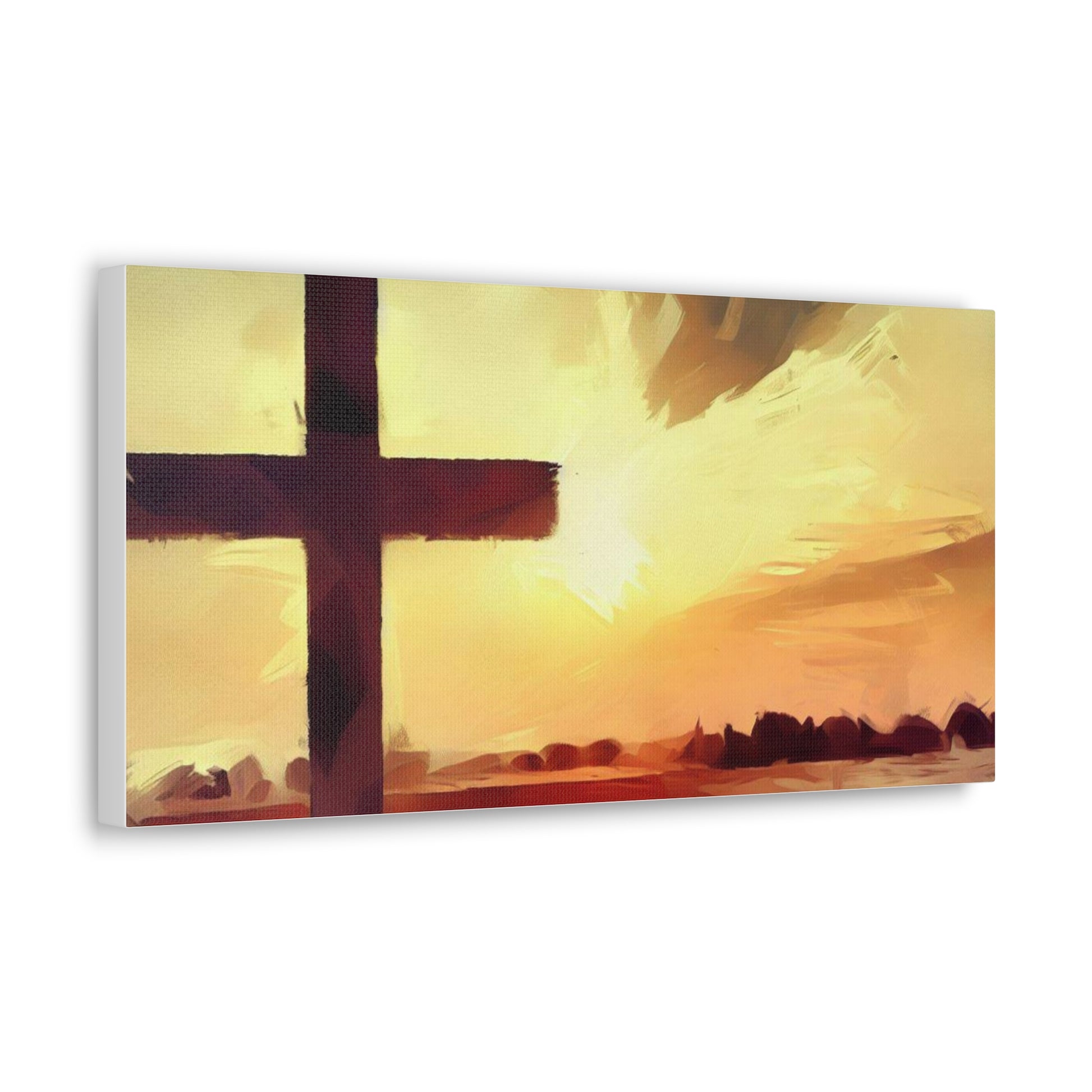 Christian Wall Art, Cross Wall Art, Canvas Gallery Wraps, Christian Country, Christian Art - SaviTraviDesigns