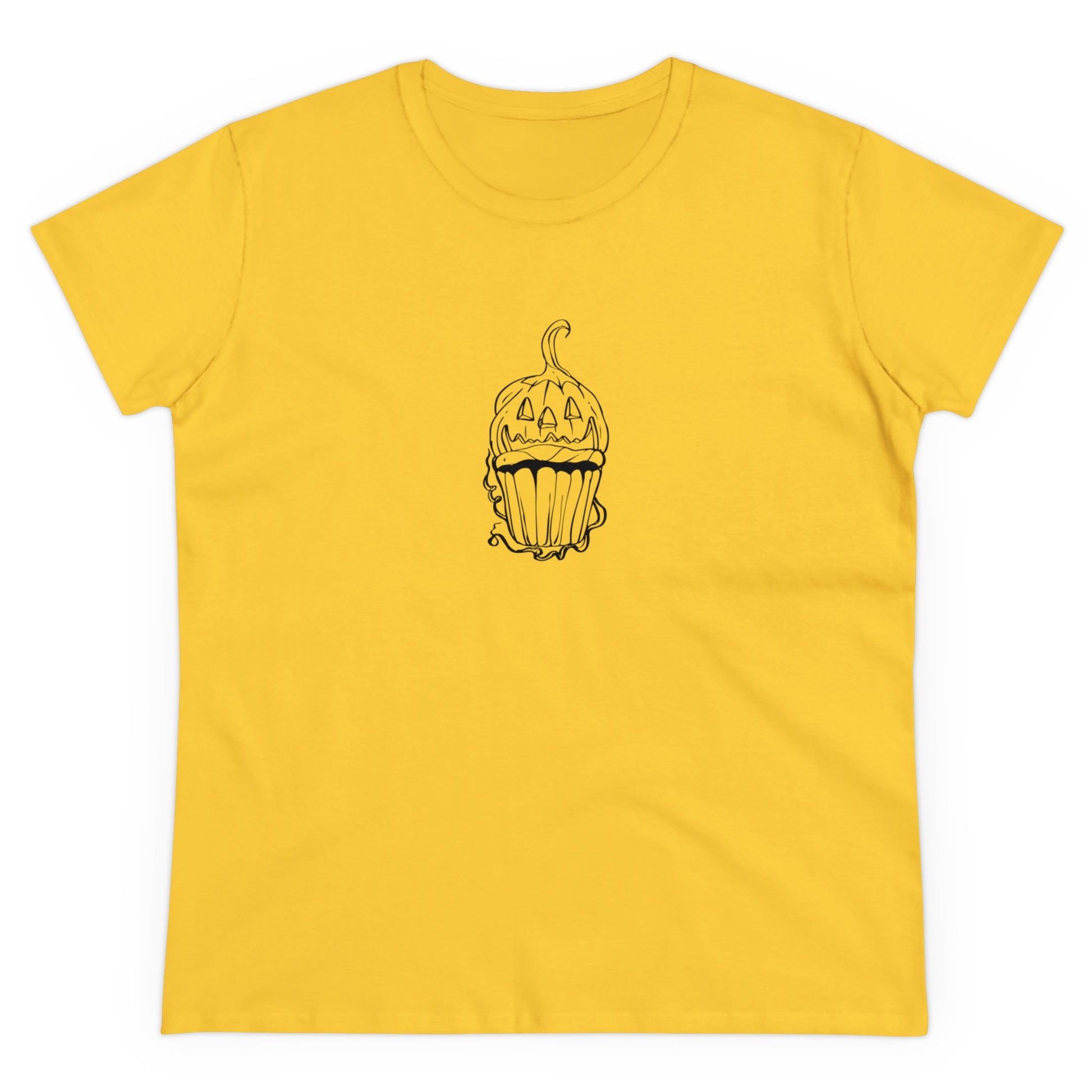 Pumpkin Cupcake, Halloween Cupcake Designs, Halloween Graphic Shirts, Spooky Halloween Shirts, Cute Halloween Graphic Tees Daisy