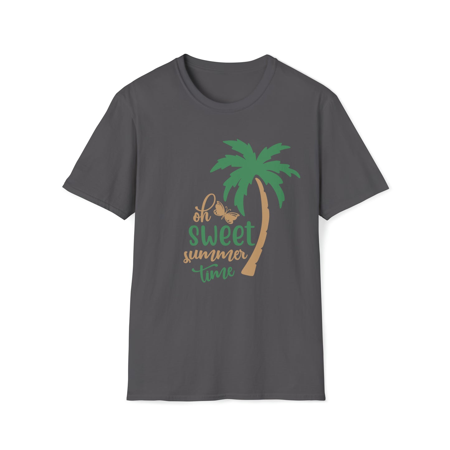 Sweet Summer Time |Beach Lifestyle Shirts | Summer Vibe Apparel Charcoal