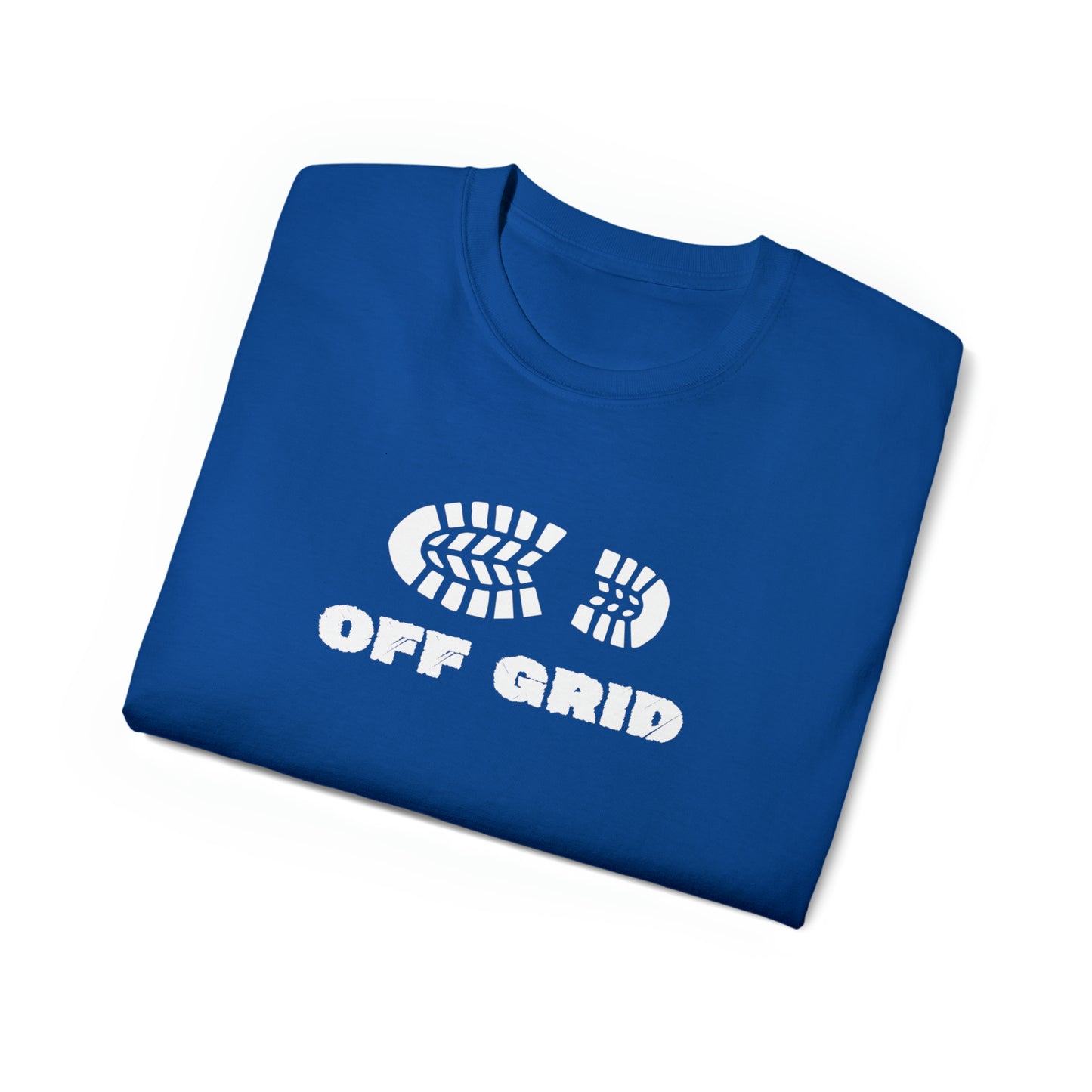 Off Grid Boot Print | Hiking & Camping Tee | Nature-Inspired Outdoor Apparel