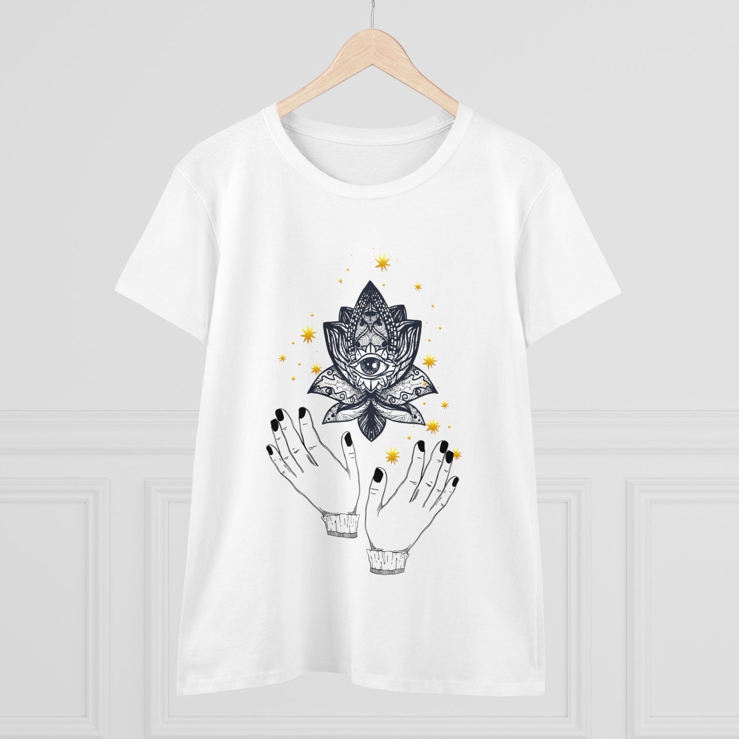 Meditation T-Shirts, Yoga Graphic Tees, Mindfulness Apparel, Zen T-Shirts, Spiritual Shirts, Chakra Tees, Womens T-Shirt