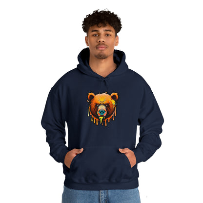 Bear Hoodie, Graffiti Graphic Shirt, Street Art, Urban Art, Unisex Hooded Sweatshirt, Bear Hoodie