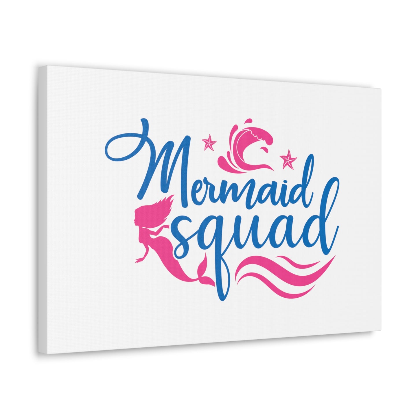 Mermaid Squad, Mermaid Wall Art, Coastal Mermaid Decor, Beach House Mermaid Signs, Nautical Mermaid Decor, Mermaid Nursery Wall Decor - SaviTraviDesigns