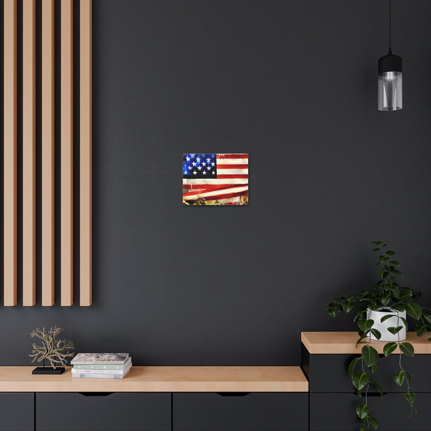 American Flag wall art, Flag wall art, Canvas Gallery Wraps - SaviTraviDesigns