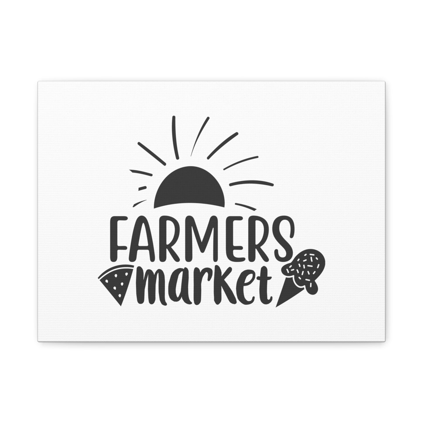 Farmers Market, Kitchen quote canvas prints, Kitchen wall decor quotes, Kitchen canvas art, Funny kitchen quotes on canvas, Inspirational kitchen quotes 16″ x 12″ Premium Gallery Wraps (1.25″)