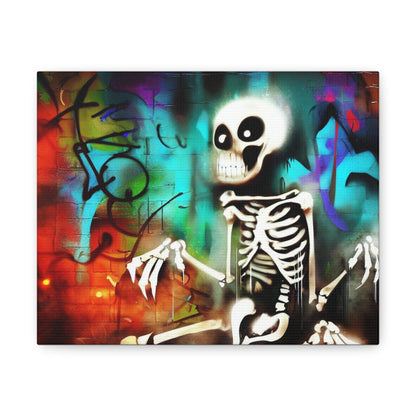 Halloween art, Skeleton canvas prints, Scary Halloween decor, Halloween home decor, Halloween wall, Gothic wall decor, Canvas Gallery Wraps - SaviTraviDesigns