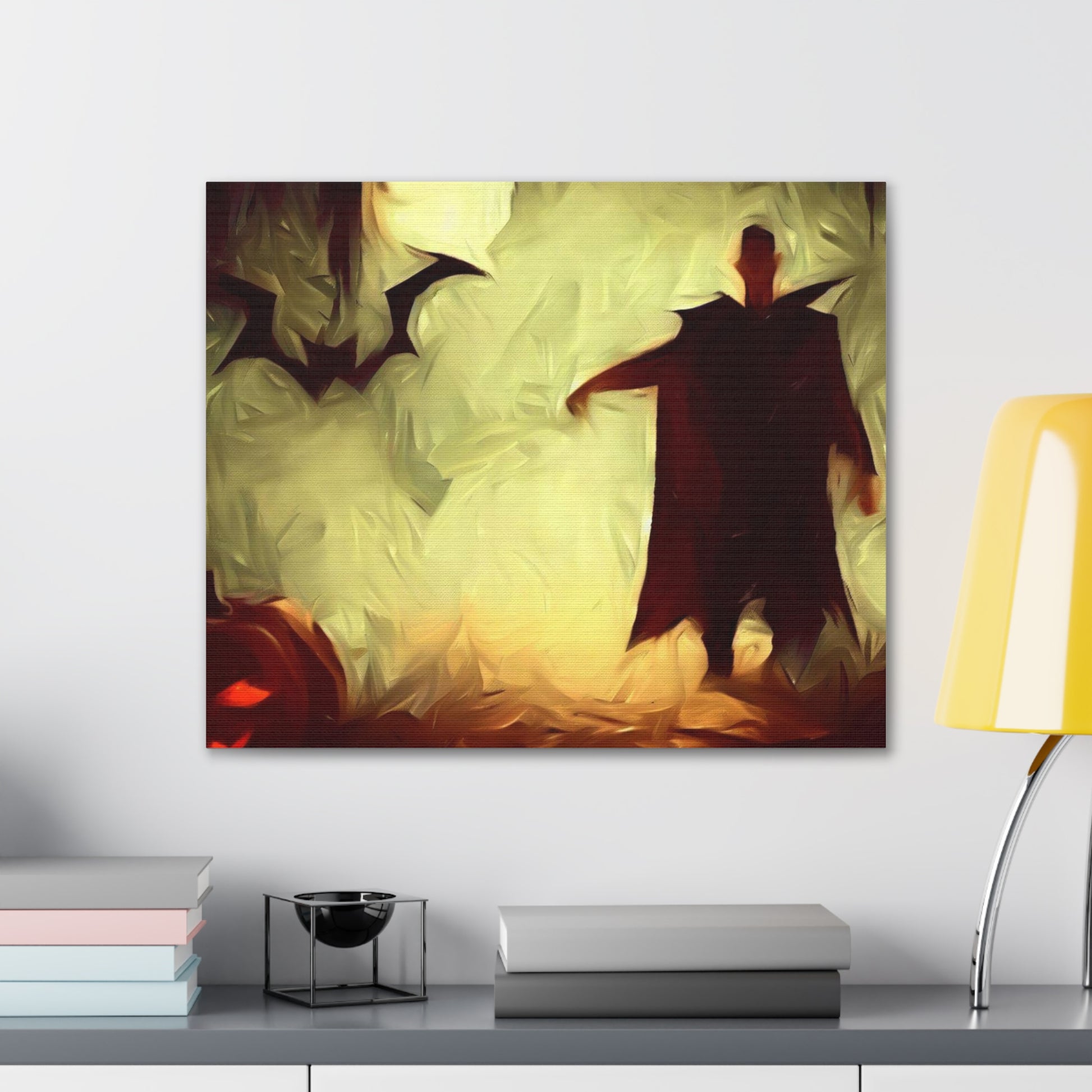 Halloween art, Vampire canvas prints, Scary Halloween decor, Halloween home decor, Halloween wall, Gothic wall decor, Canvas Gallery Wraps - SaviTraviDesigns