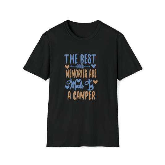 The Best Memories Are Made In The Camper, Beachwear Graphics, Tropical T-Shirt Designs, Ocean-Inspired Shirts, Surfing Graphics, Sun and Sand Apparel, Summer Wardrobe Essentials - SaviTraviDesigns