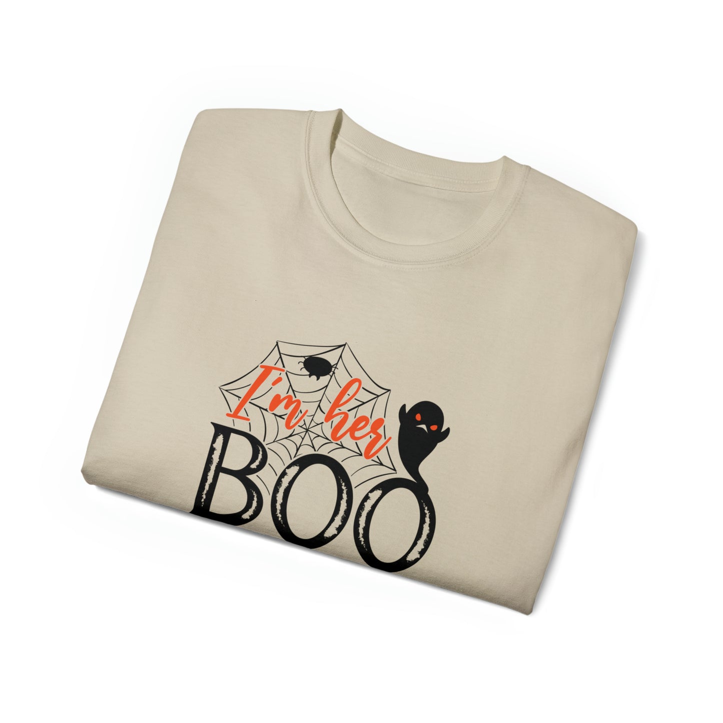 I'm Her Boo, Halloween Graphic Shirts, Spooky Halloween Shirts, Scary Halloween Shirt Designs, Cute Halloween Graphic Tees, Funny Halloween Shirt Ideas - SaviTraviDesigns