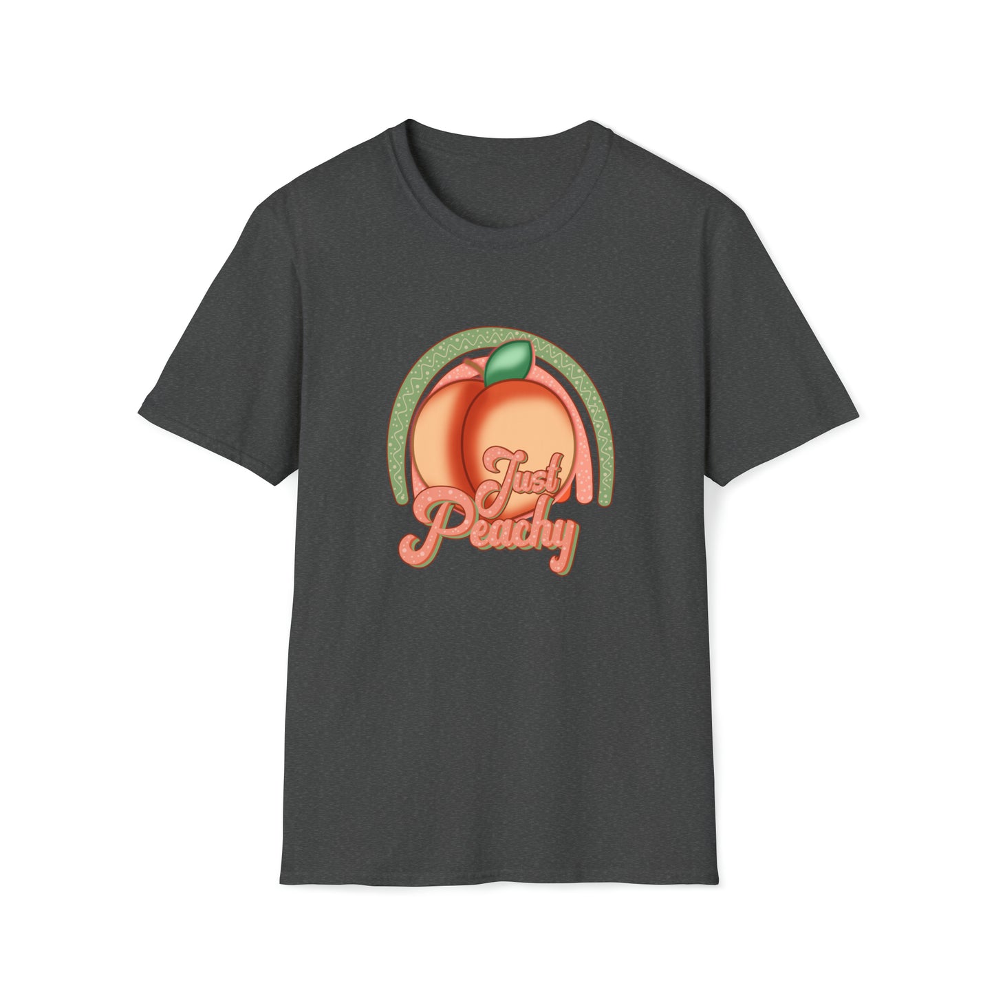 Just Peachy |Beach Lifestyle Shirts | Summer Vibe Apparel Dark Heather