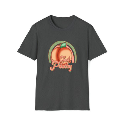 Just Peachy |Beach Lifestyle Shirts | Summer Vibe Apparel Dark Heather