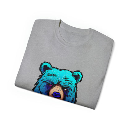 Graffiti shirt, Bear shirt, Urban Art T-Shirt, Blue BearUrban Art - SaviTraviDesigns