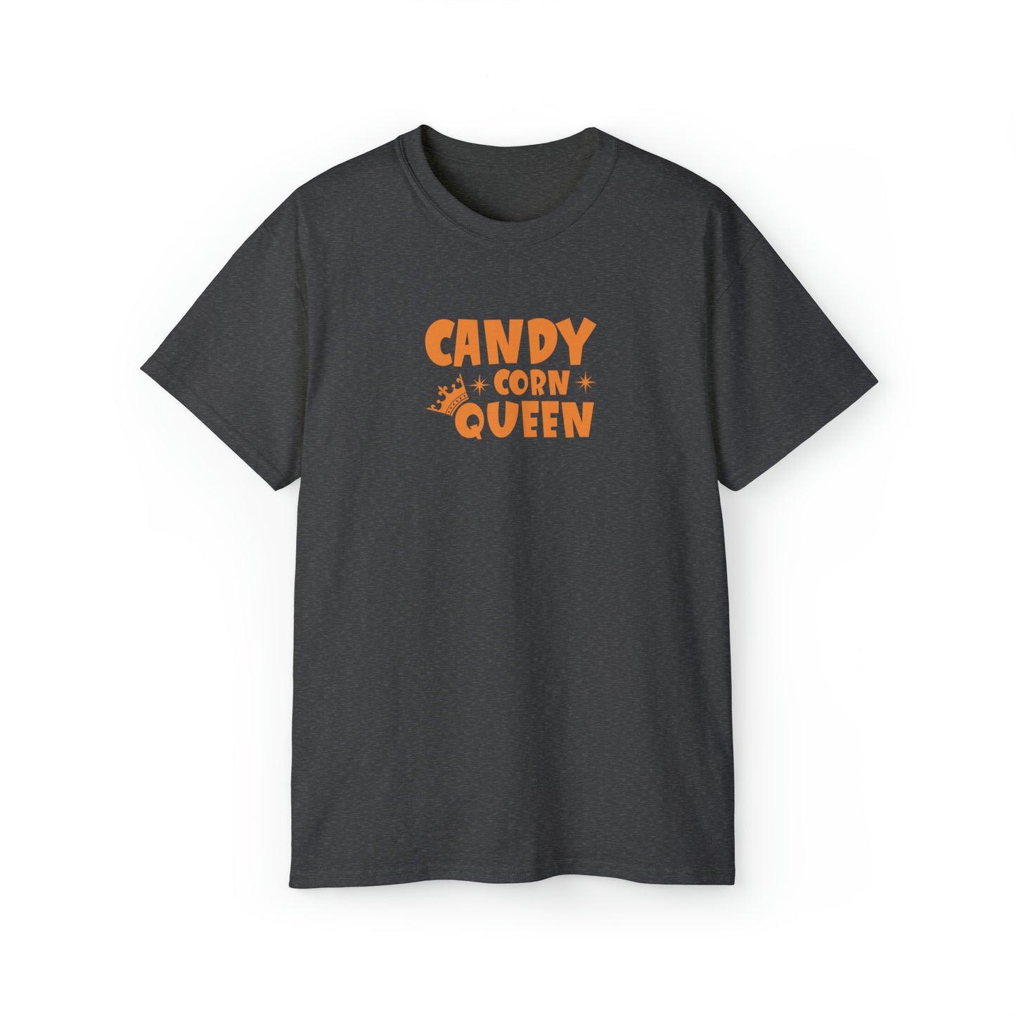 Candy Corn Queen, Halloween Graphic Shirts, Spooky Halloween Shirts, Scary Halloween Shirt Designs, Cute Halloween Graphic Tees, Funny Halloween Shirt Ideas Dark Heather