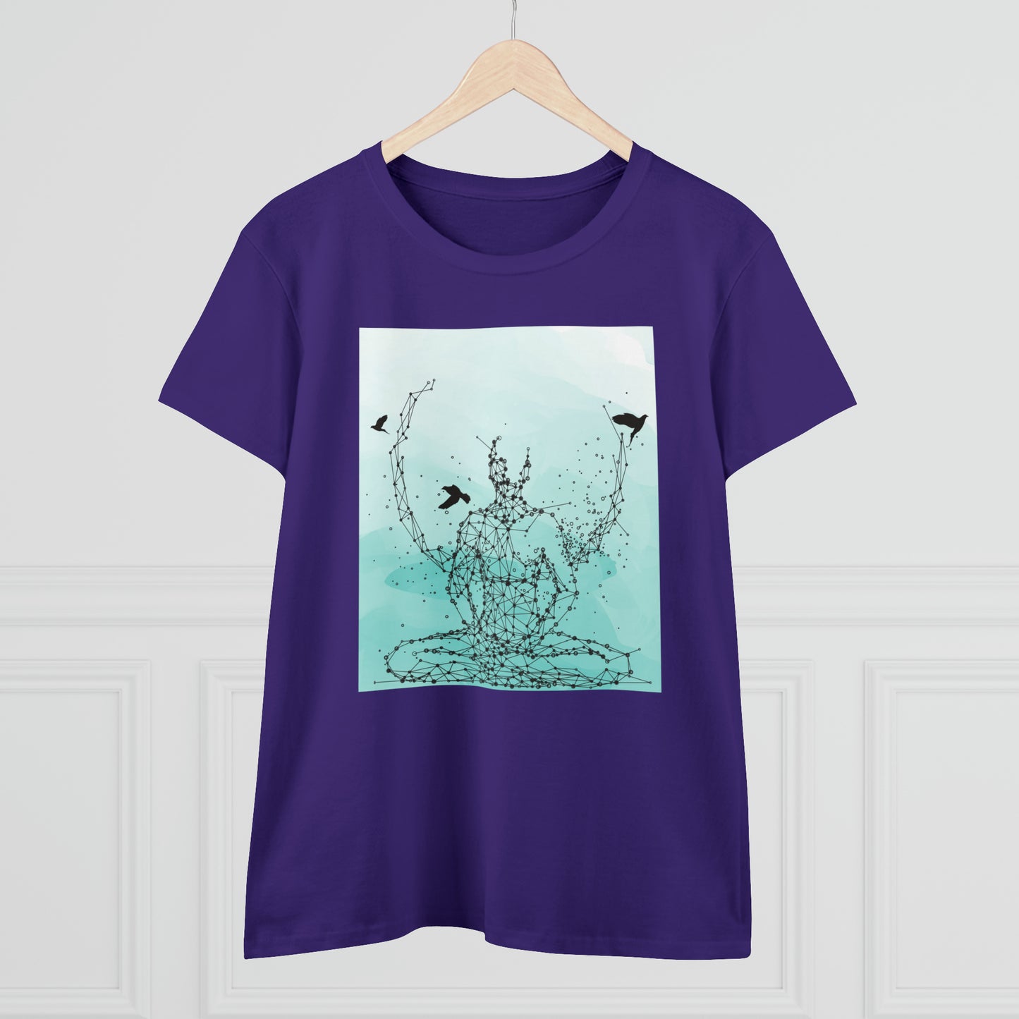 Meditation T-Shirts, Yoga Graphic Tees, Mindfulness Apparel, Zen T-Shirts, Spiritual Shirts, Chakra Tees, Womens T-Shirt