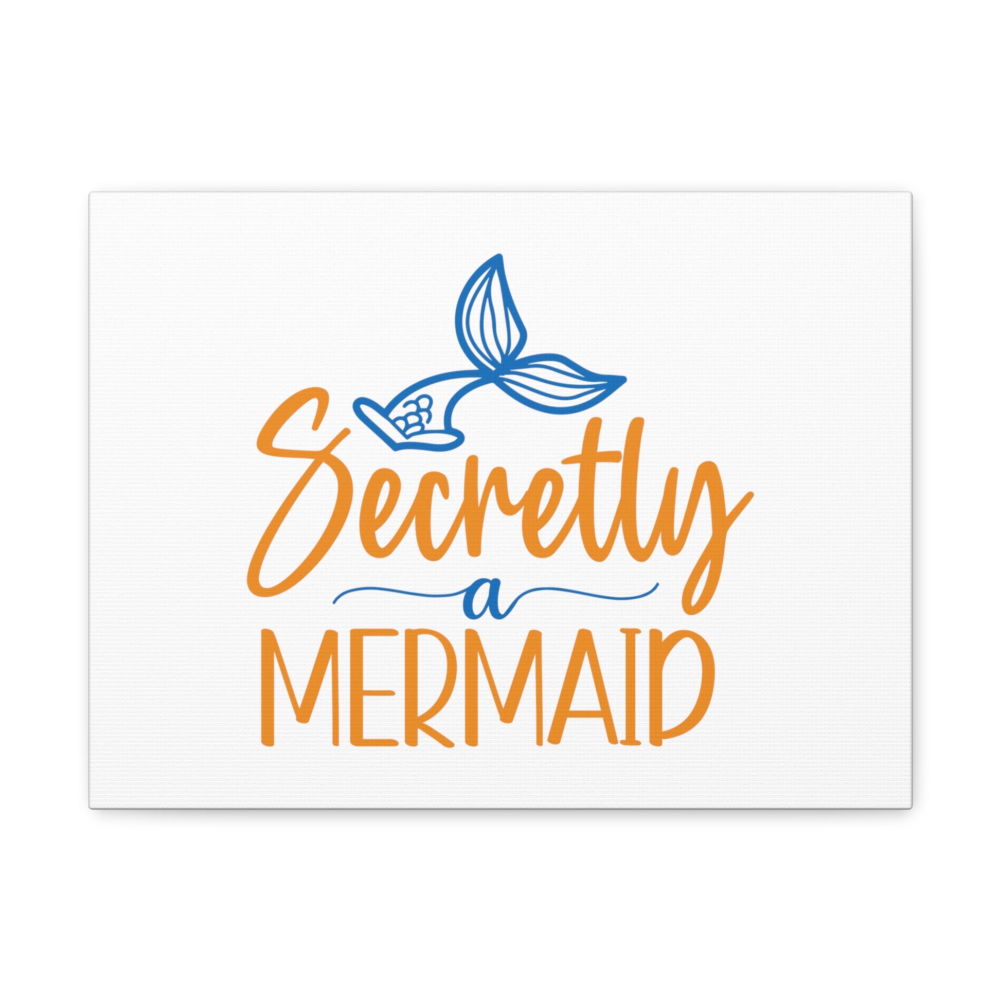 Secretly A Mermaid, Mermaid Wall Art, Coastal Mermaid Decor, Beach House Mermaid Signs, Nautical Mermaid Decor, Mermaid Nursery Wall Decor - SaviTraviDesigns