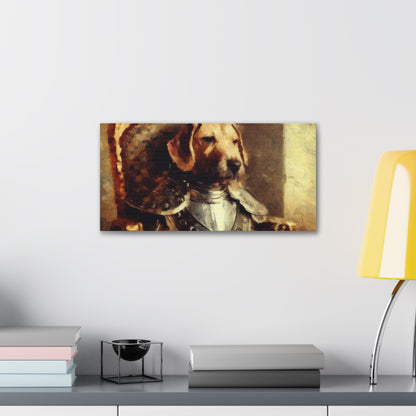 Fancy Dog, Canvas Dog Art, Dog Wall Art, Canine Canvas Art,Canvas Gallery Wraps