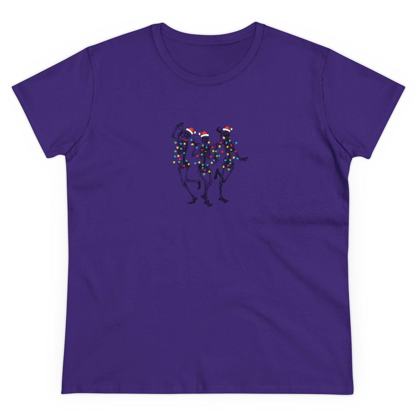 Skeleton Christmas, Jolly Christmas, Christmas Graphic Shirts, Festive Holiday T-Shirts, Ugly Christmas Sweater Tees, Funny Christmas Shirt Designs, Cute Xmas Graphic Tees Purple