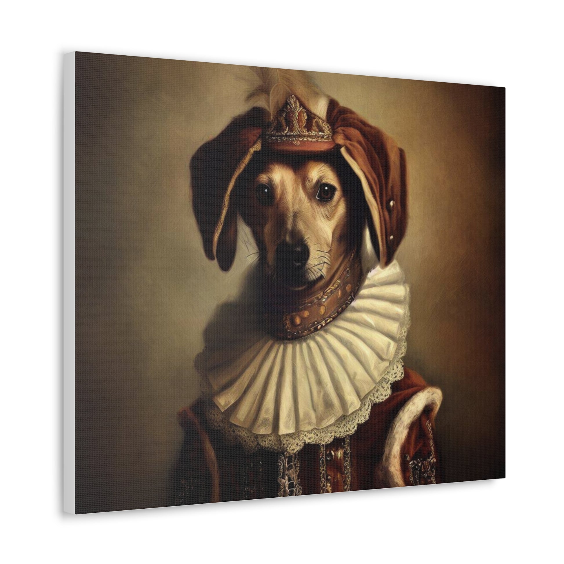 Fancy Dog, Canvas Dog Art, Dog Wall Art, Canine Canvas Art,Canvas Gallery Wraps, Pet Art