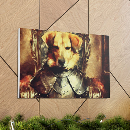 Fancy Dog, Canvas Dog Art, Dog Wall Art, Canine Canvas Art, Canvas Gallery Wraps