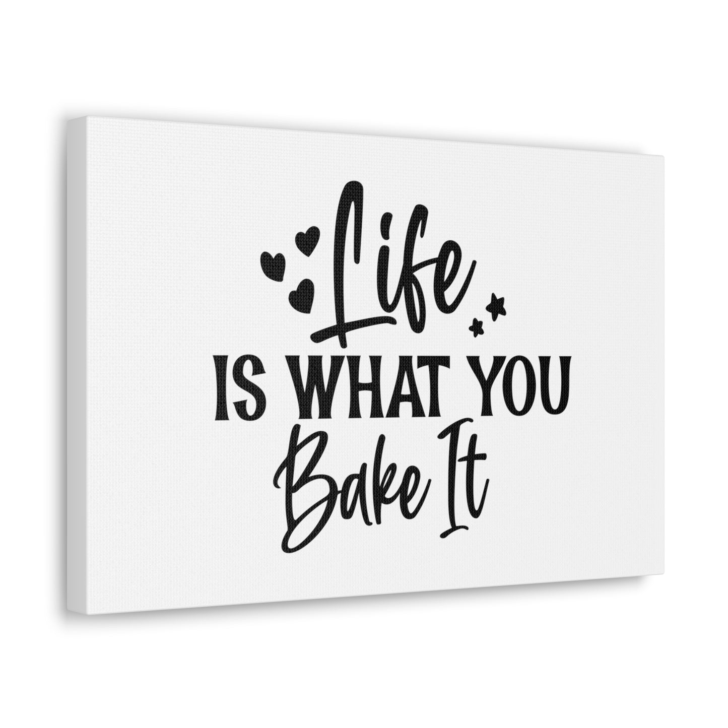 Life Is What You Bake It, Kitchen quote canvas prints, Kitchen wall decor quotes, Kitchen canvas art, Funny kitchen quotes on canvas, Inspirational kitchen quotes - SaviTraviDesigns