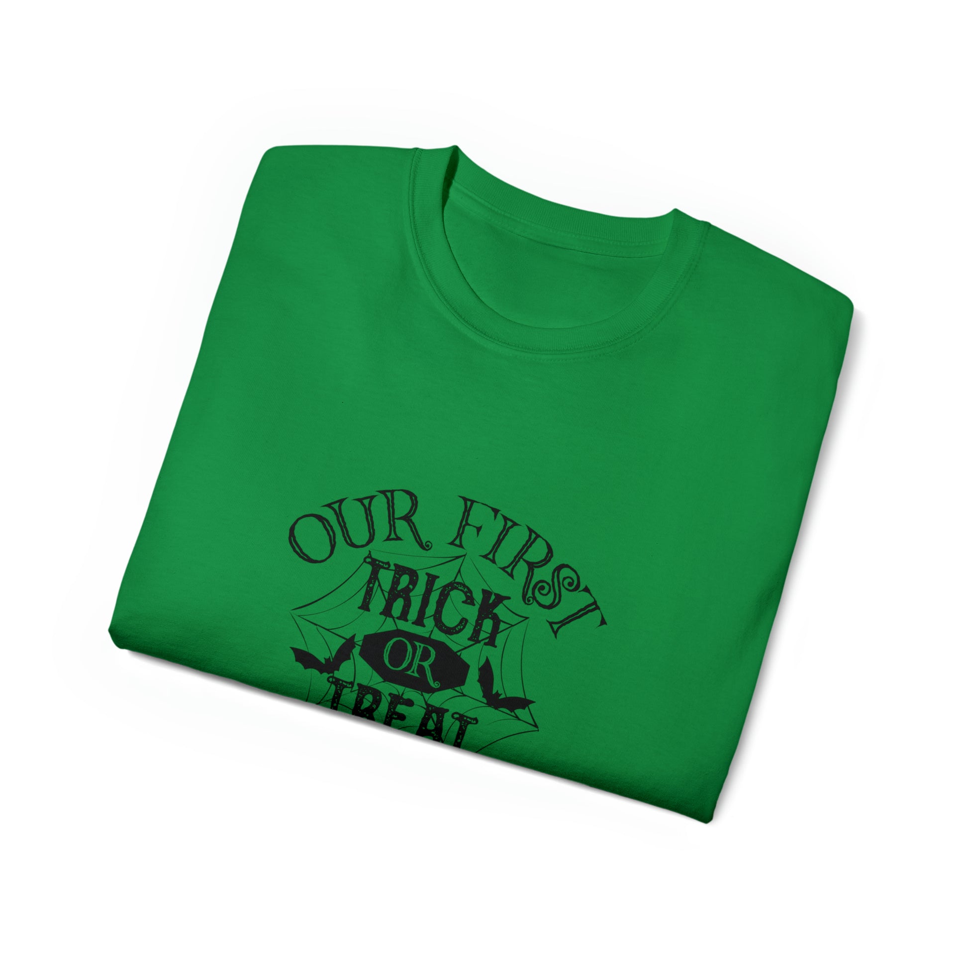 Our First Trick Or Treat, Halloween Graphic Shirts, Spooky Halloween Shirts, Scary Halloween Shirt Designs, Cute Halloween Graphic Tees, Funny Halloween Shirt Ideas