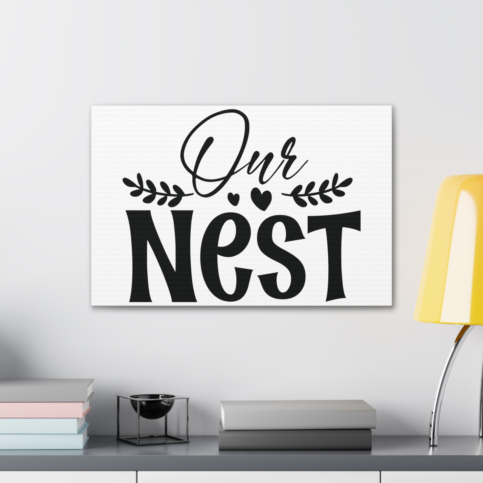 Our Nest, Home decor quotes, House and home signs, Inspirational home quotes, Home sweet home signs, Welcome home signs, Family home quotes, Living room wall quotes - SaviTraviDesigns