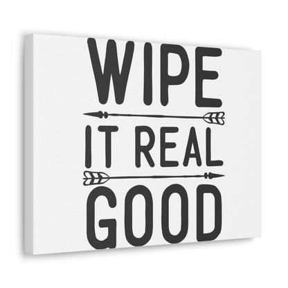 Wipe It Real Good, Rustic Bathroom Decor, Farmhouse Bathroom Signs, Modern Bathroom Wall Decor, Funny Bathroom Signs, Bathroom Wall Art Ideas - SaviTraviDesigns