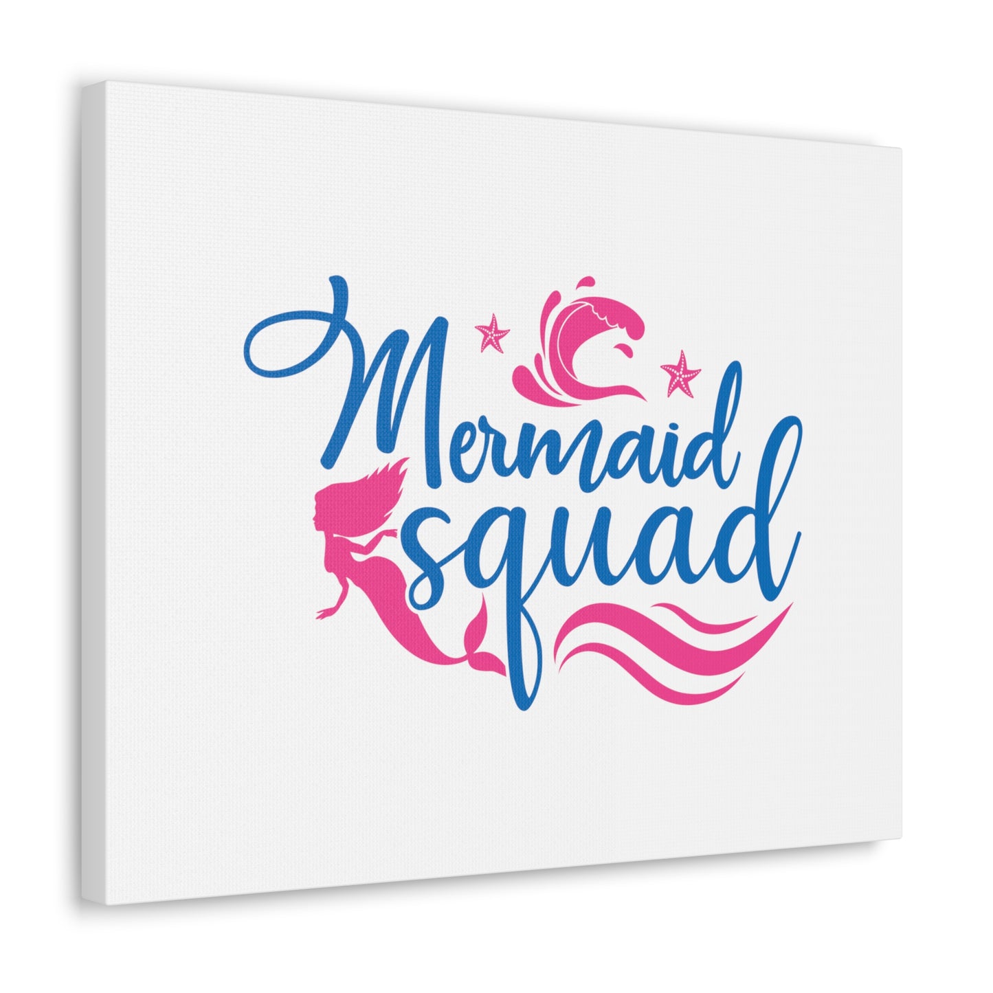 Mermaid Squad, Mermaid Wall Art, Coastal Mermaid Decor, Beach House Mermaid Signs, Nautical Mermaid Decor, Mermaid Nursery Wall Decor - SaviTraviDesigns