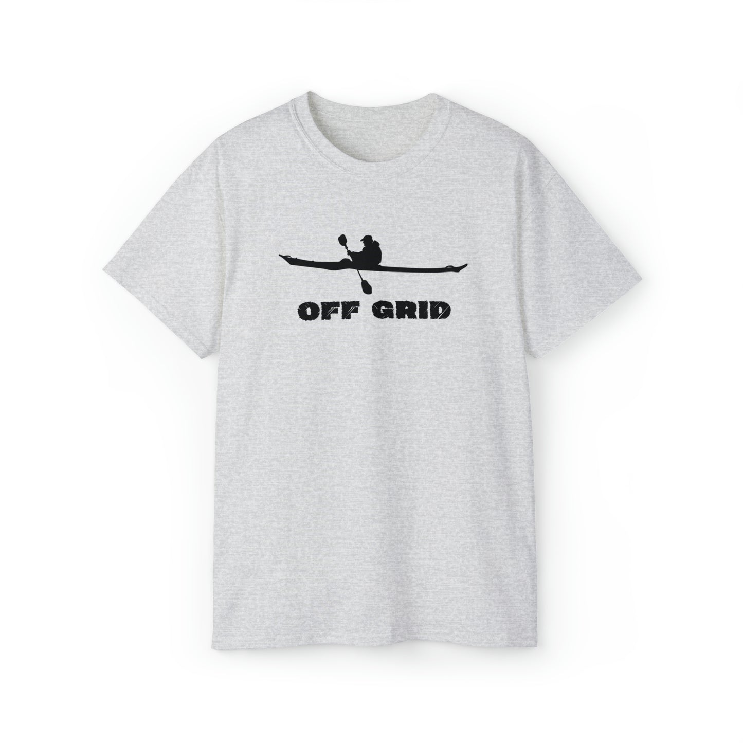 Off Grid T-Shirt, Kayak T-Shirt, Outdoor Graphic T-shirt, Adventure T-Shirts, Nature-Inspired Tees, Hiking T-Shirts, Camping Graphic Shirts - SaviTraviDesigns