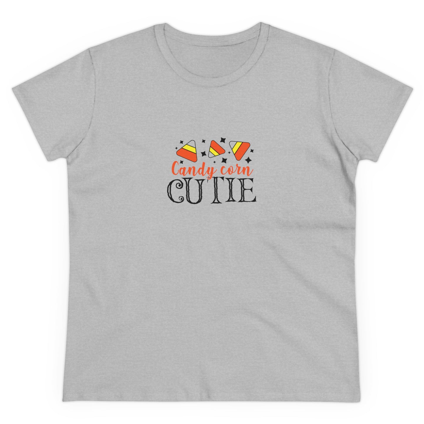 Candy Corn Cutie, Halloween Graphic Shirts, Spooky Halloween Shirts, Scary Halloween Shirt Designs, Cute Halloween Graphic Tees, Funny Halloween Shirt Ideas Sport Grey