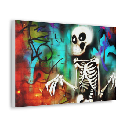 Halloween art, Skeleton canvas prints, Scary Halloween decor, Halloween home decor, Halloween wall, Gothic wall decor, Canvas Gallery Wraps - SaviTraviDesigns