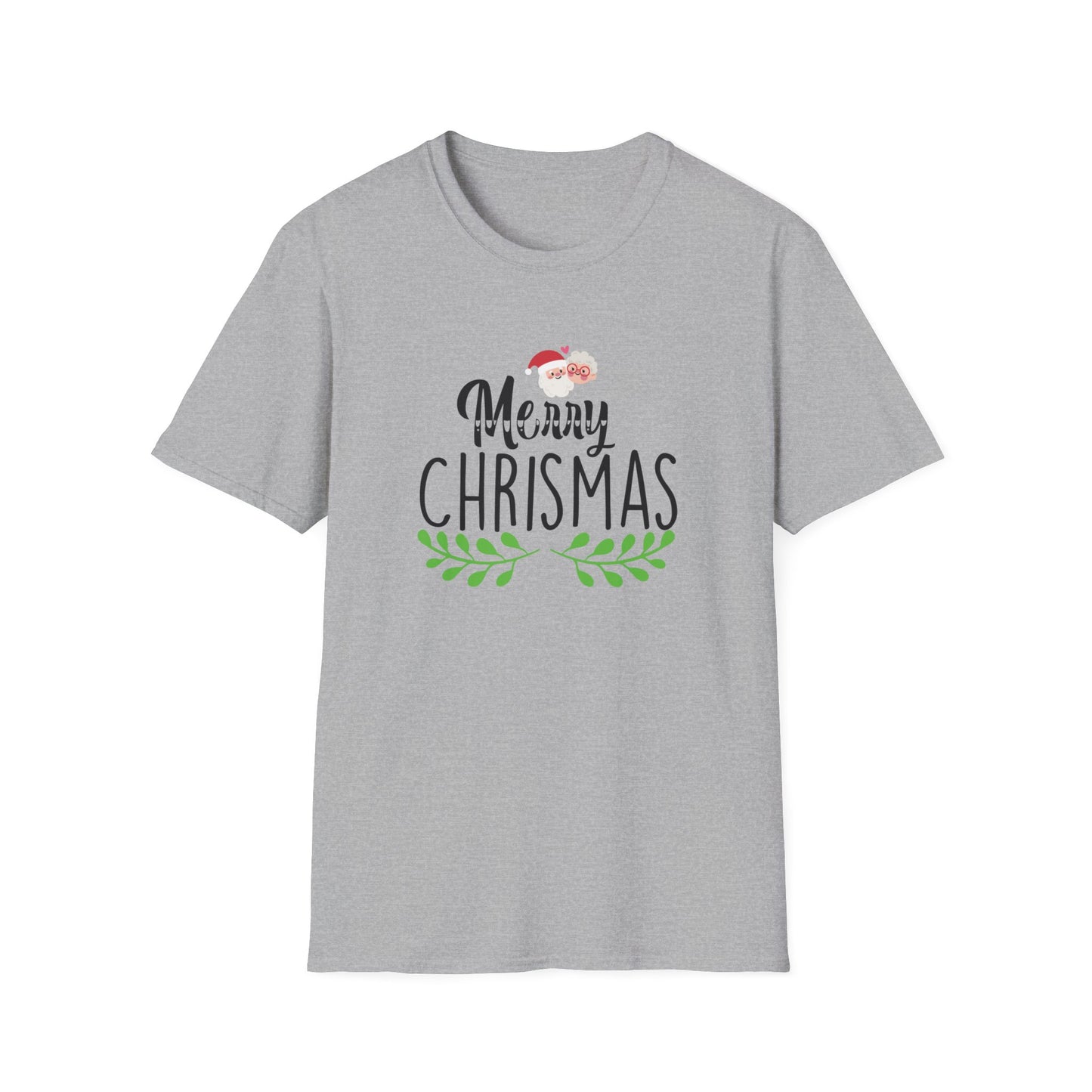 Merry Christmas Simple Graphic Shirt Sport Grey