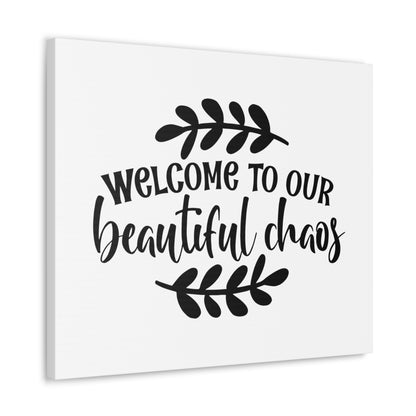 Welcome to Chaos, Home decor quotes, House and home signs, Inspirational home quotes, Home sweet home signs, Welcome home signs, Family home quotes, Living room wall quotes - SaviTraviDesigns