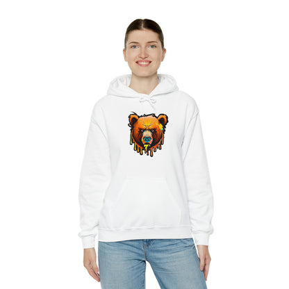 Bear Hoodie, Graffiti Graphic Shirt, Street Art, Urban Art, Unisex Hooded Sweatshirt, Bear Hoodie