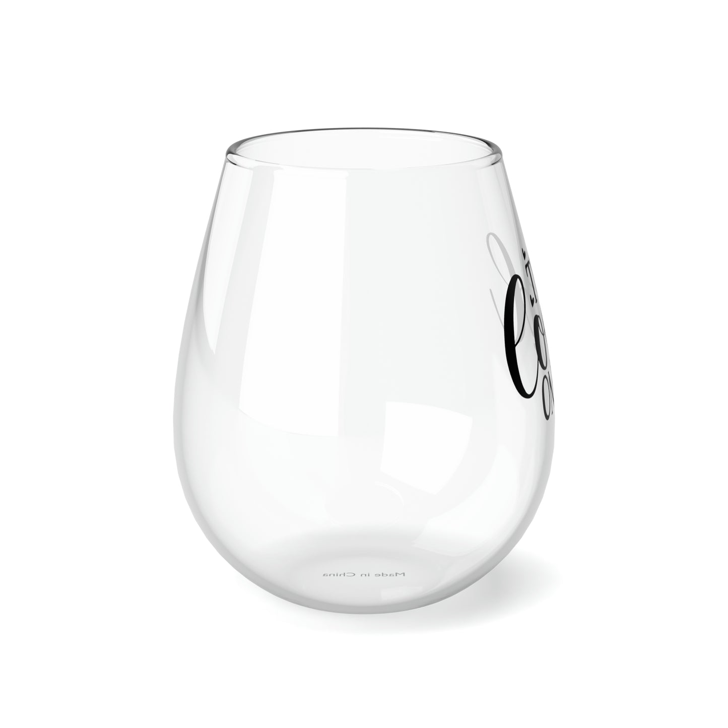 The Loud One, Wedding Wine Glass, Best Friend Wine Glass, Wine Lover Stemless, Wine Glass Gift, Stemless Wine Glass, 11.75oz - SaviTraviDesigns