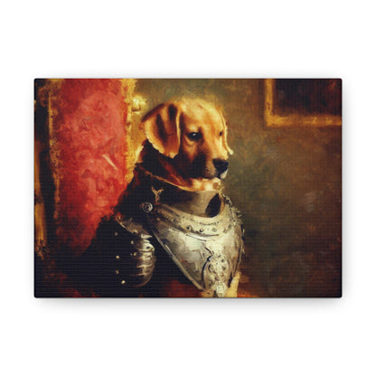 Fancy Dog, Canvas Dog Art, Dog Wall Art, Canine Canvas Art,Canvas Gallery Wraps, Pet Art, King Dog 7" x 5" Premium Gallery Wraps (1.25″)