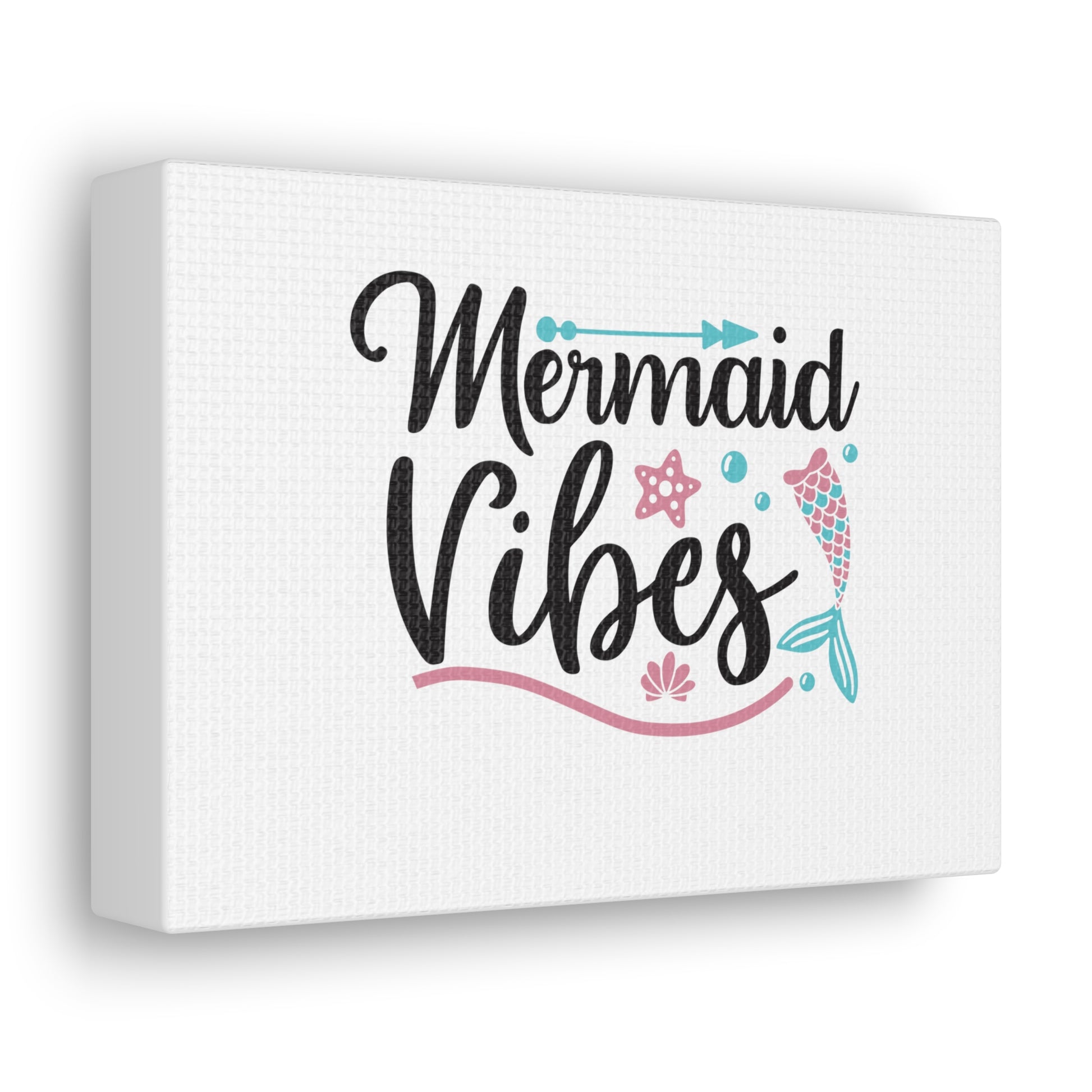 Mermaid Vibes, Mermaid Wall Art, Coastal Mermaid Decor, Beach House Mermaid Signs, Nautical Mermaid Decor, Mermaid Nursery Wall Decor - SaviTraviDesigns