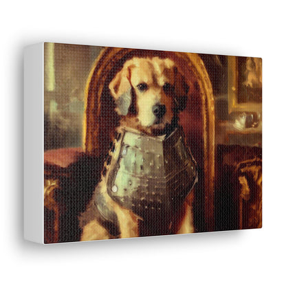 Fancy Dog, Canvas Dog Art, Dog Wall Art, Canine Canvas Art,Canvas Gallery Wraps, Pet Art, King Dog - SaviTraviDesigns