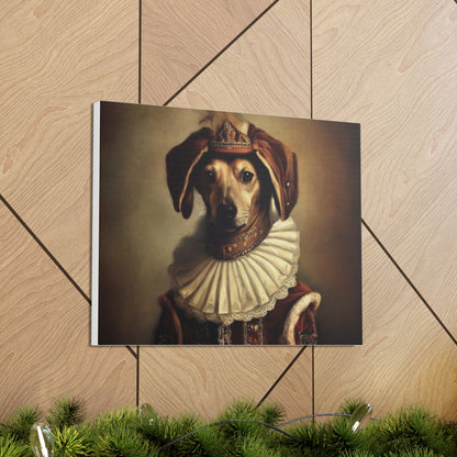 Fancy Dog, Canvas Dog Art, Dog Wall Art, Canine Canvas Art,Canvas Gallery Wraps, Pet Art