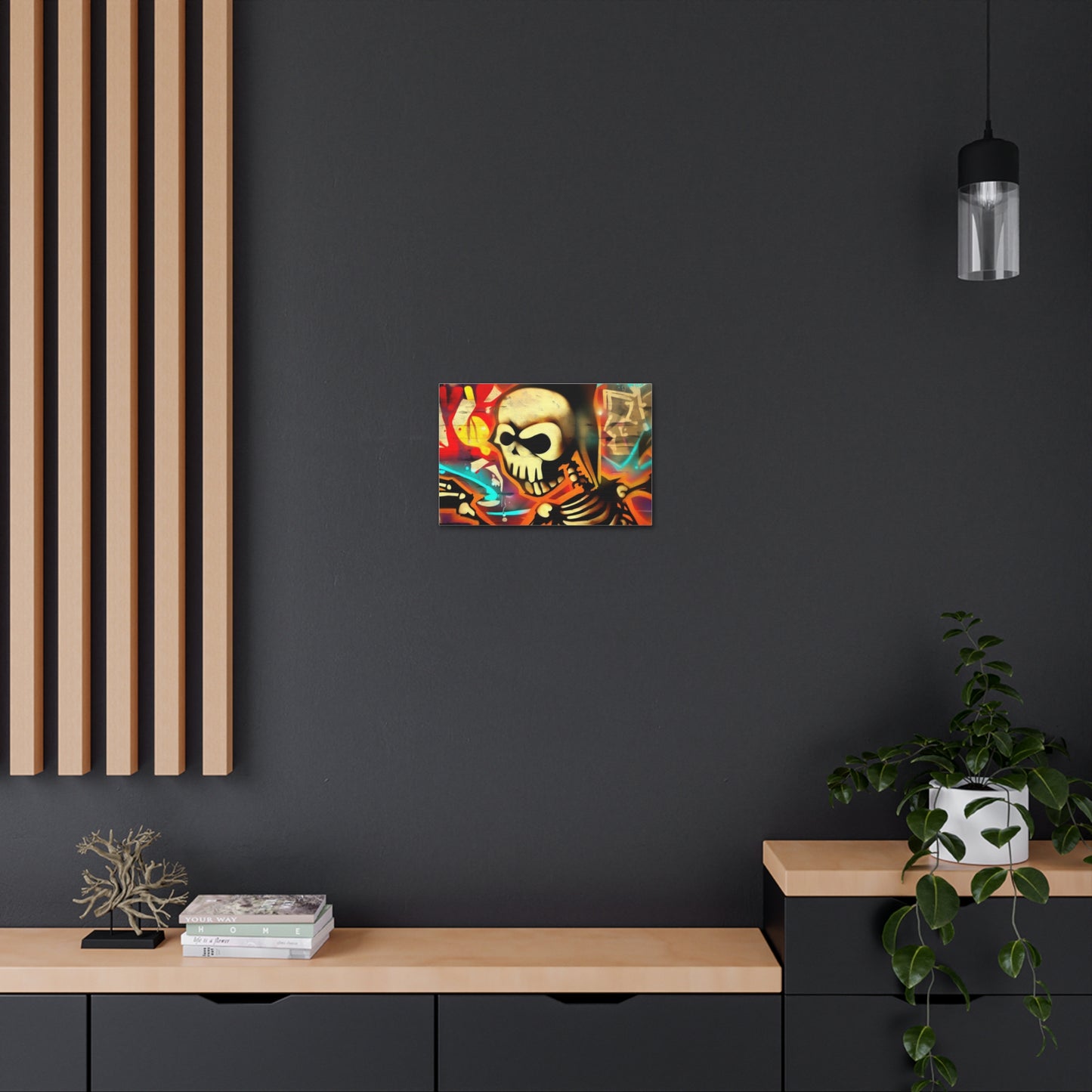 Halloween art, Skeleton canvas prints, Scary Halloween decor, Halloween home decor, Halloween wall, Gothic wall decor, Canvas Gallery Wraps - SaviTraviDesigns