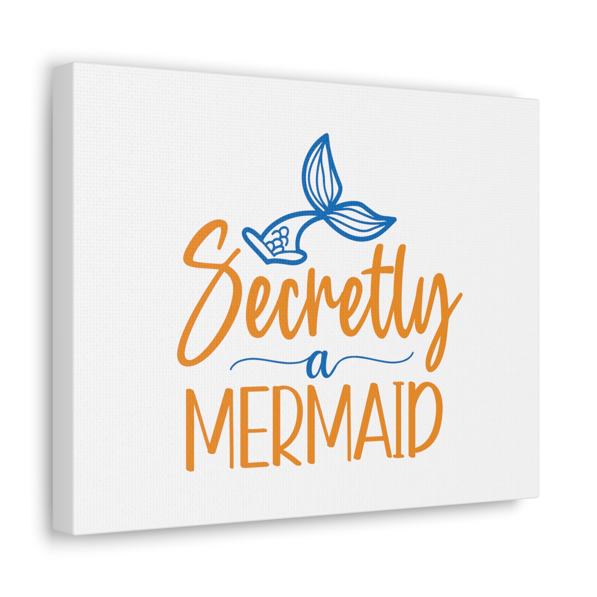 Secretly A Mermaid, Mermaid Wall Art, Coastal Mermaid Decor, Beach House Mermaid Signs, Nautical Mermaid Decor, Mermaid Nursery Wall Decor - SaviTraviDesigns