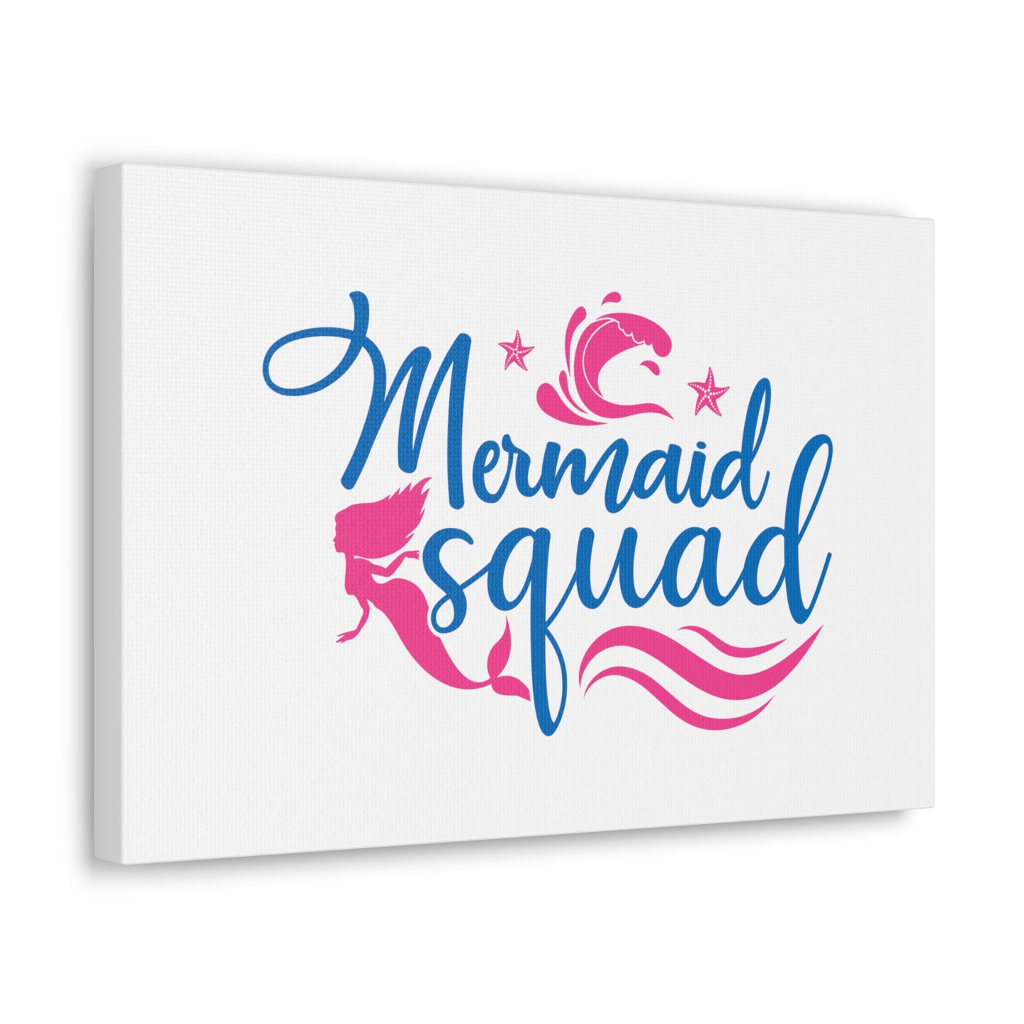 Mermaid Squad, Mermaid Wall Art, Coastal Mermaid Decor, Beach House Mermaid Signs, Nautical Mermaid Decor, Mermaid Nursery Wall Decor - SaviTraviDesigns