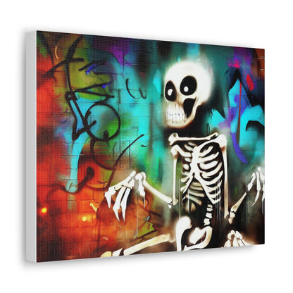 Halloween art, Skeleton canvas prints, Scary Halloween decor, Halloween home decor, Halloween wall, Gothic wall decor, Canvas Gallery Wraps - SaviTraviDesigns