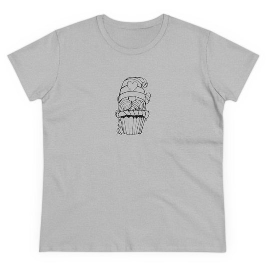 Elf Cupcake, Halloween Cupcake Designs, Halloween Graphic Shirts, Spooky Halloween Shirts, Cute Halloween Graphic Tees Sport Grey