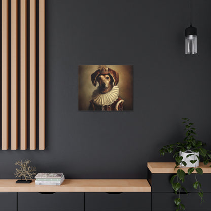 Fancy Dog, Canvas Dog Art, Dog Wall Art, Canine Canvas Art,Canvas Gallery Wraps, Pet Art