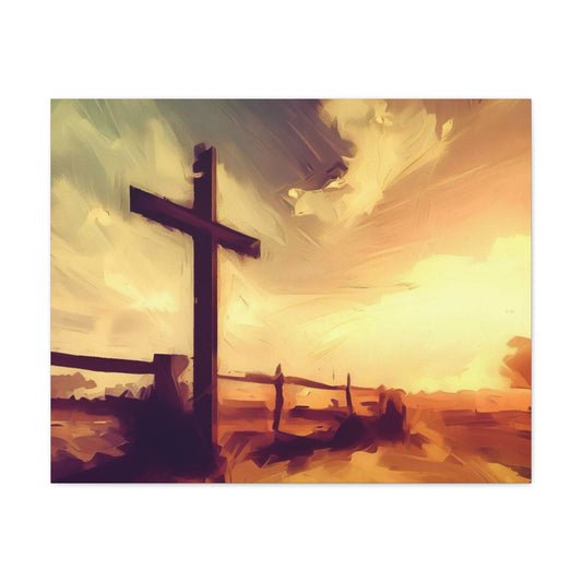 Christian wall art, Cross wall art, Country art, farm art, Canvas Gallery Wraps - SaviTraviDesigns