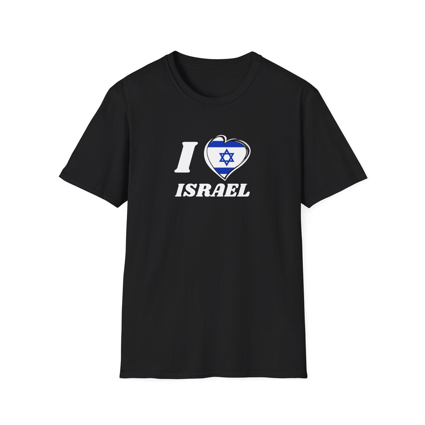 I Heart Israel Graphic T-Shirt Black