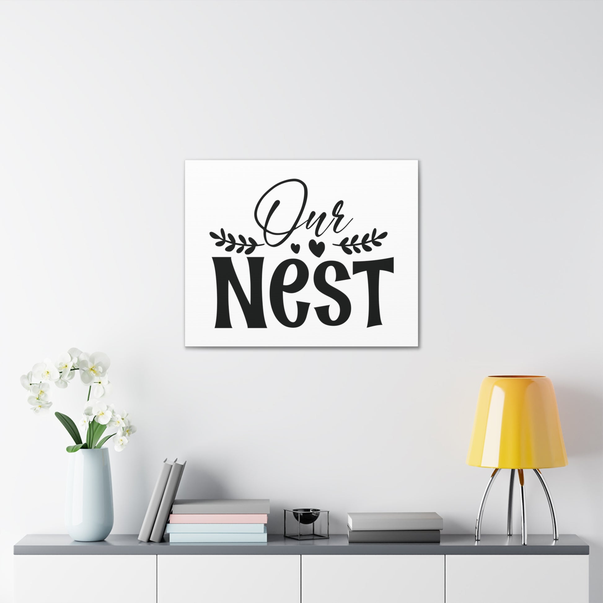 Our Nest, Home decor quotes, House and home signs, Inspirational home quotes, Home sweet home signs, Welcome home signs, Family home quotes, Living room wall quotes - SaviTraviDesigns